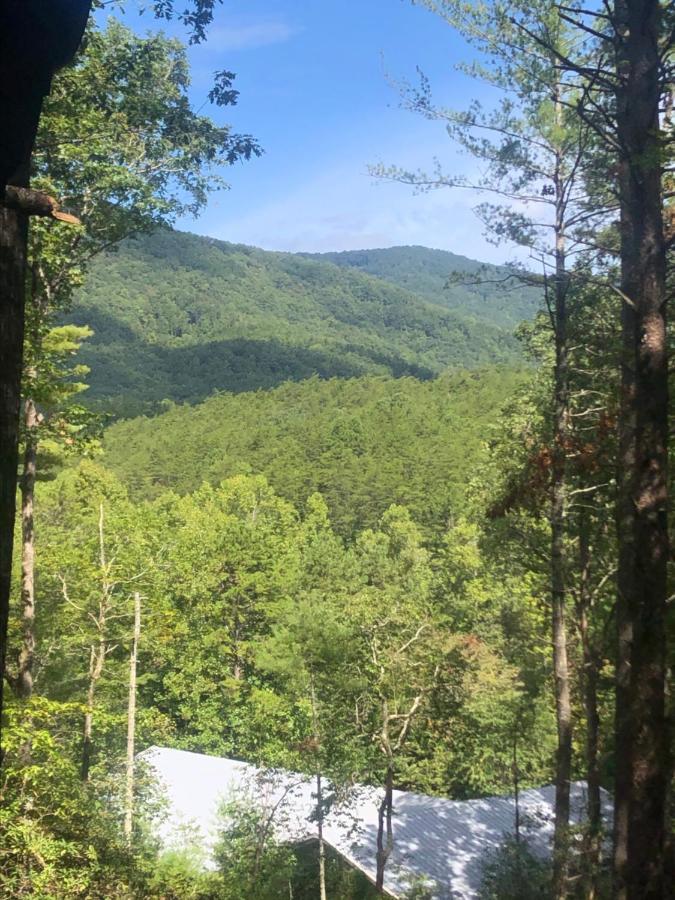 Mountain-Top Cabin Get-Away With Hot Tub And A View Sautee Nacoochee المظهر الخارجي الصورة